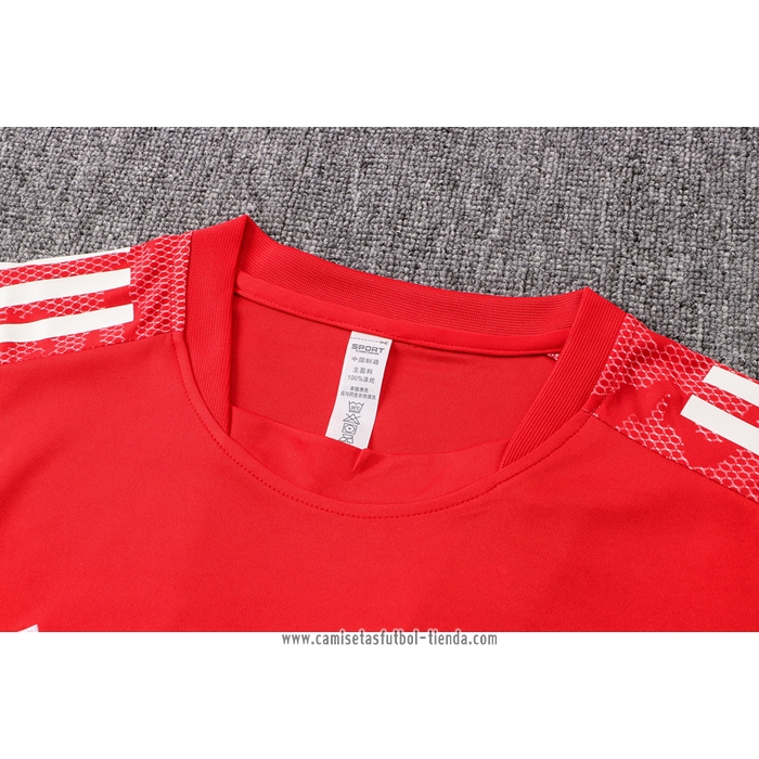 Chandal del Manchester United 2021 2022 Manga Corta Rojo